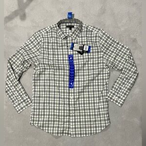 Banana Republic Green Checkered Shirt